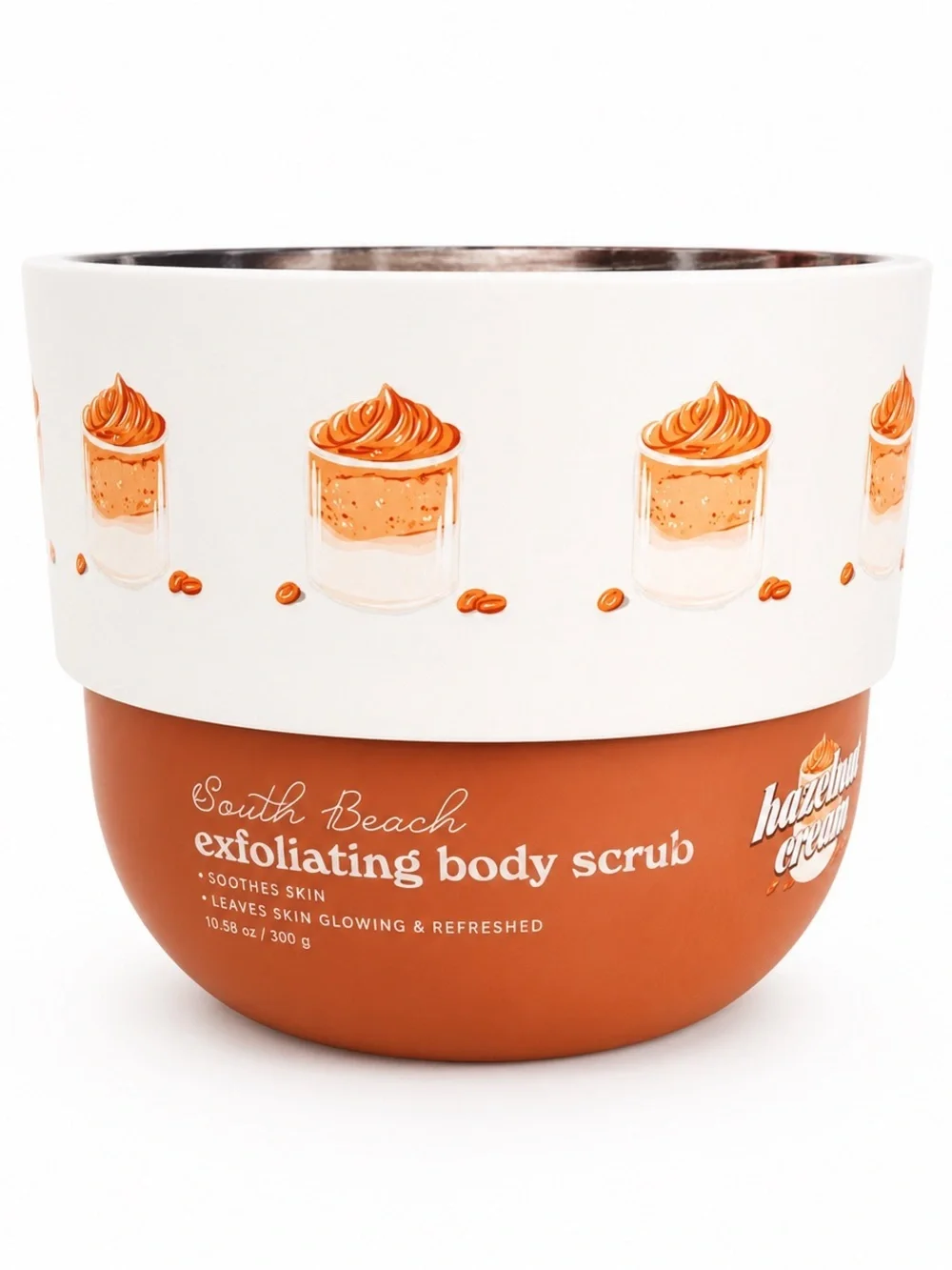 South Beach Hazelnut Cream Exfoliating Body Scrub
